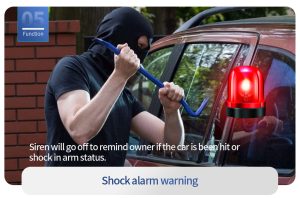 Shock alarm warning