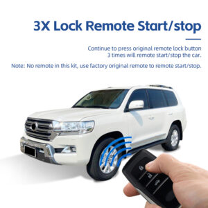 Remote start & stop (Use your factory existed key fob)