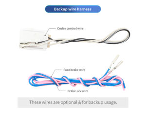 Backup wire harness