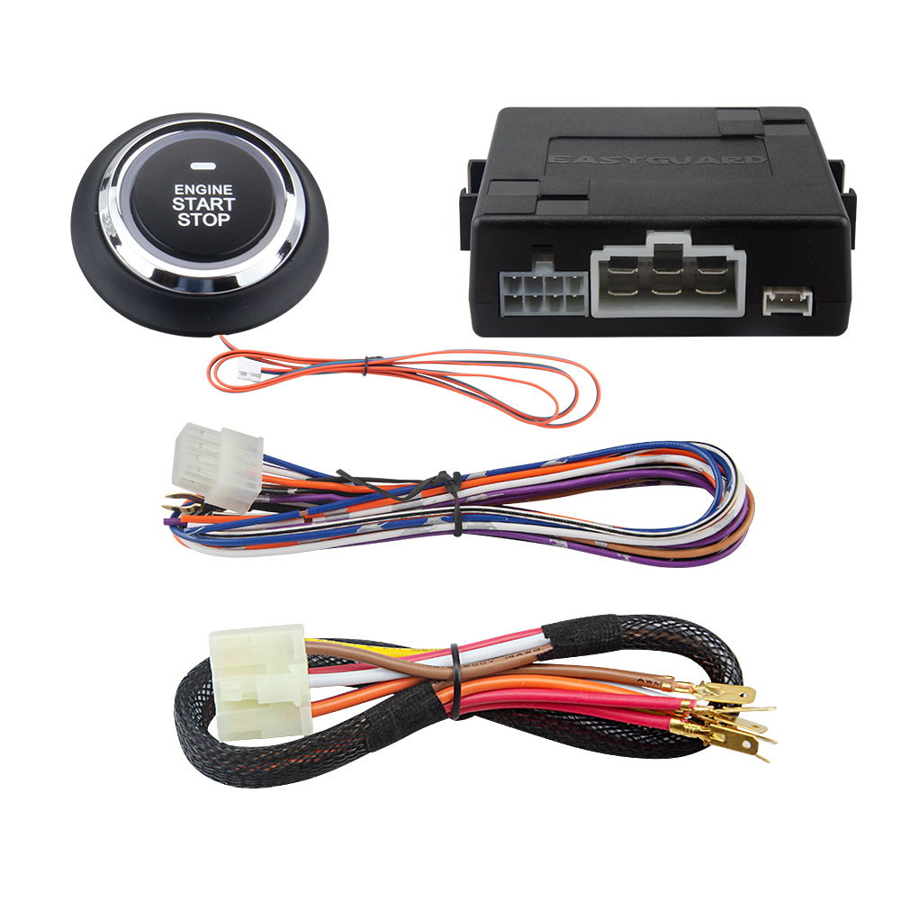 EASYGUARD EM209 Système d'alarme Moto 2 Voies avec démarreur à Distance et  démarreur de Moteur à Micro-Ondes LCD Couleur Capteur de Choc Inclus  Version Universelle DC 12V : : Auto et Moto